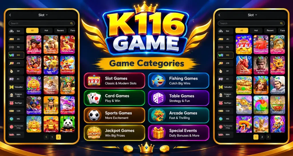 K116 Game  Categories